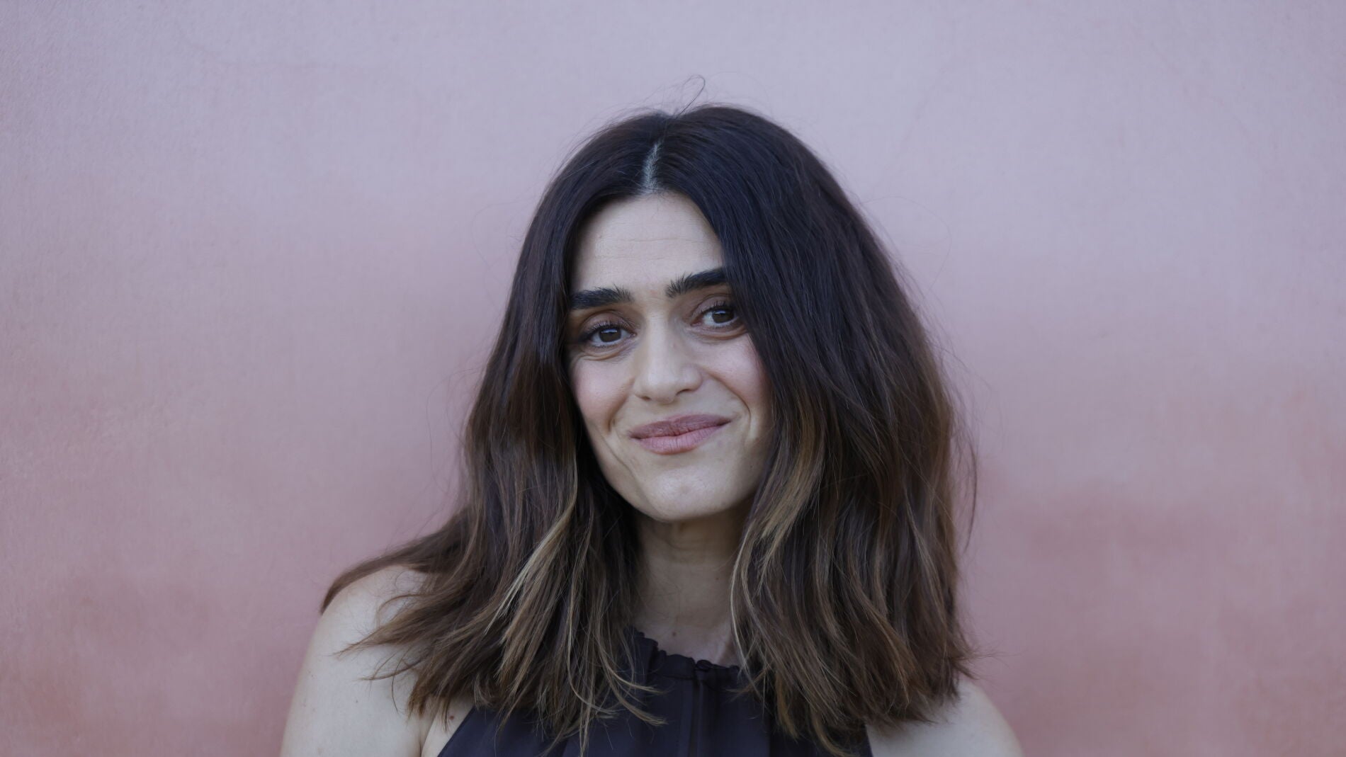 Olivia Molina durante el rodaje de 'Un hombre de verdad'