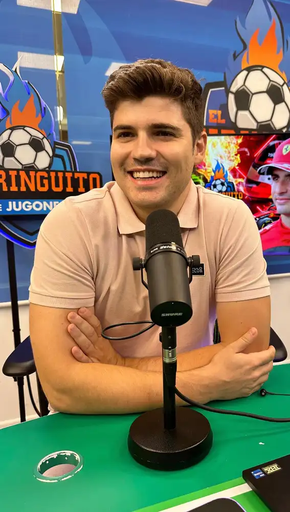 Nico Rodríguez grabando para 'El Chiringuito de Jugones' Nico Rodríguez grabando para 'El Chiringuito de Jugones'