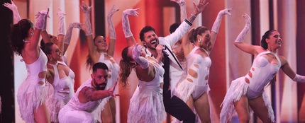 Antoñito Molina durante su segunda noche en el Viña del Mar 2026 Antoñito Molina durante su segunda noche en el Viña del Mar 2026