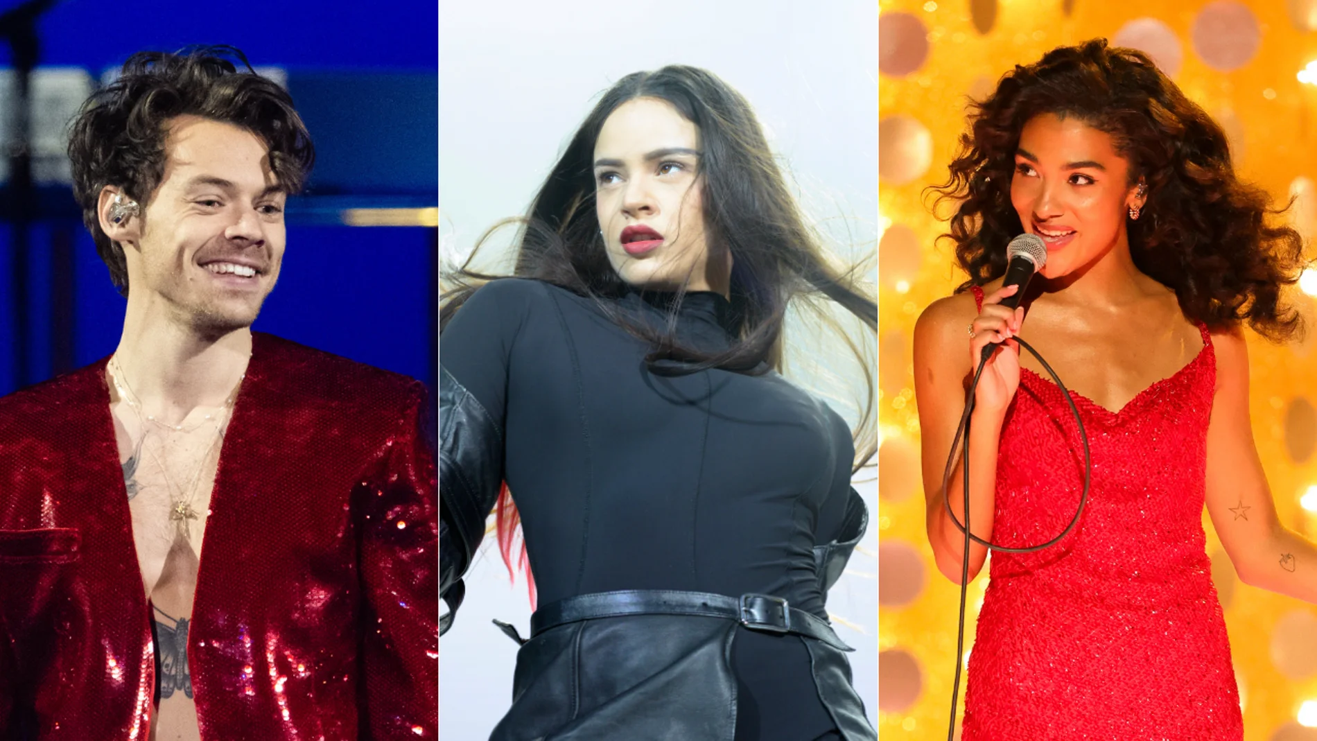 Harry Styles, Rosalía y Olivia Dean Harry Styles, Rosalía y Olivia Dean