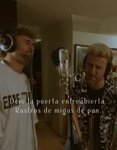 Dani Fernández y Funambulista, en el vídeo adelanto de 'La última canción' Dani Fernández y Funambulista, en el vídeo adelanto de 'La última canción'