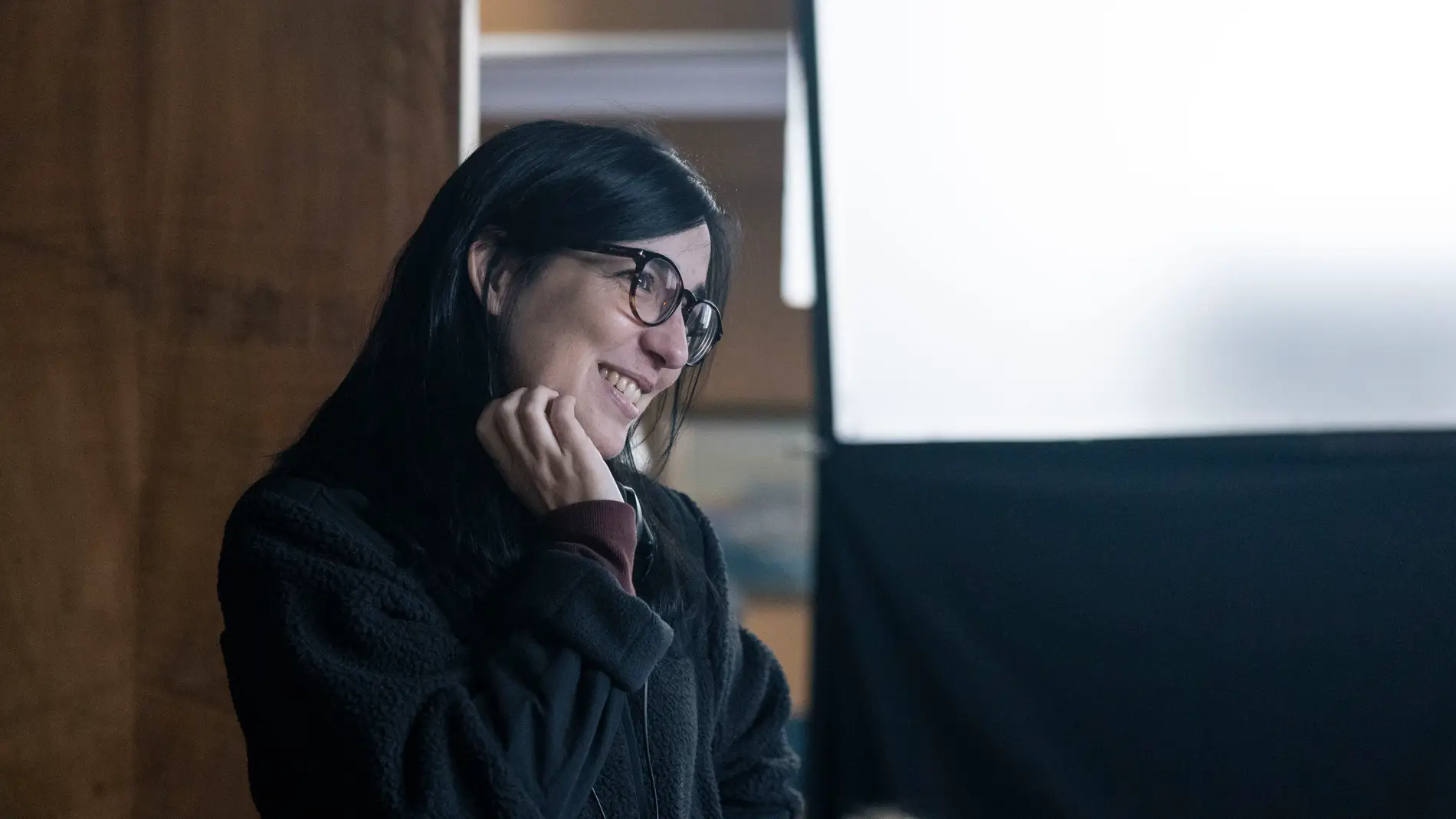 Alauda Ruiz de Azúa en el rodaje de 'Los Domingos' Alauda Ruiz de Azúa en el rodaje de 'Los Domingos'