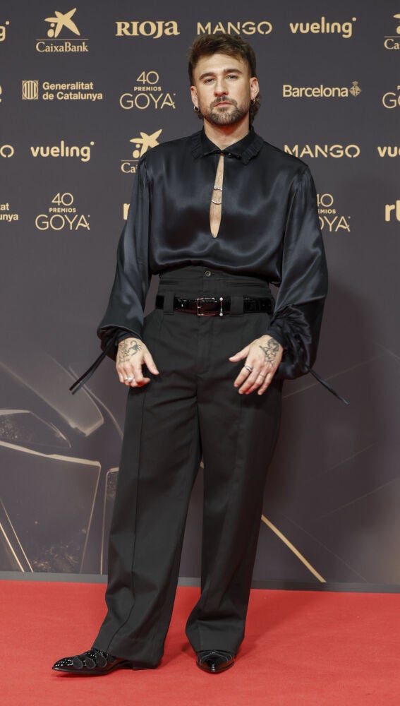 Dani Fernández, en la alfombra roja de los Premios Goya 2026