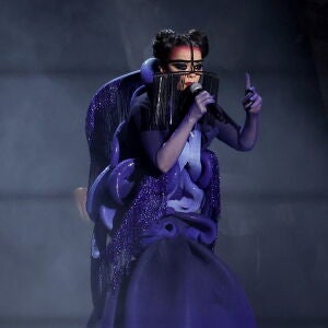 Björk pincha el remix de 'Berghain' de Rosalía en una rave del eclipse solar Björk pincha el remix de 'Berghain' de Rosalía en una rave del eclipse solar