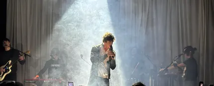 Guitarricadelafuente, durante el concierto de la gira 'Spanish Leather' en Nueva York. Guitarricadelafuente, durante el concierto de la gira 'Spanish Leather' en Nueva York.