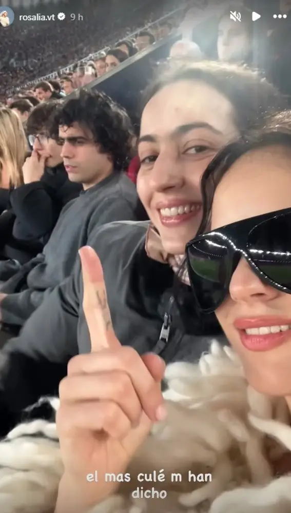 Diego Ibáñez, Pili y Rosalía en el Camp Nou Diego Ibáñez, Pili y Rosalía en el Camp Nou