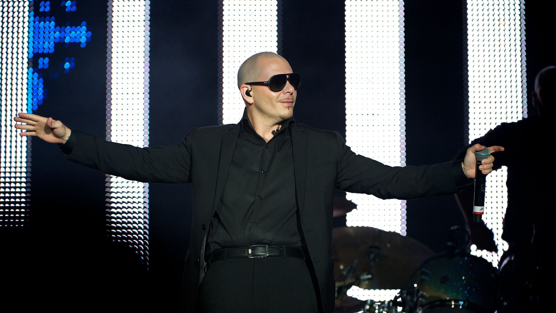 Pitbull en el Rock in Rio de Madrid en 2012