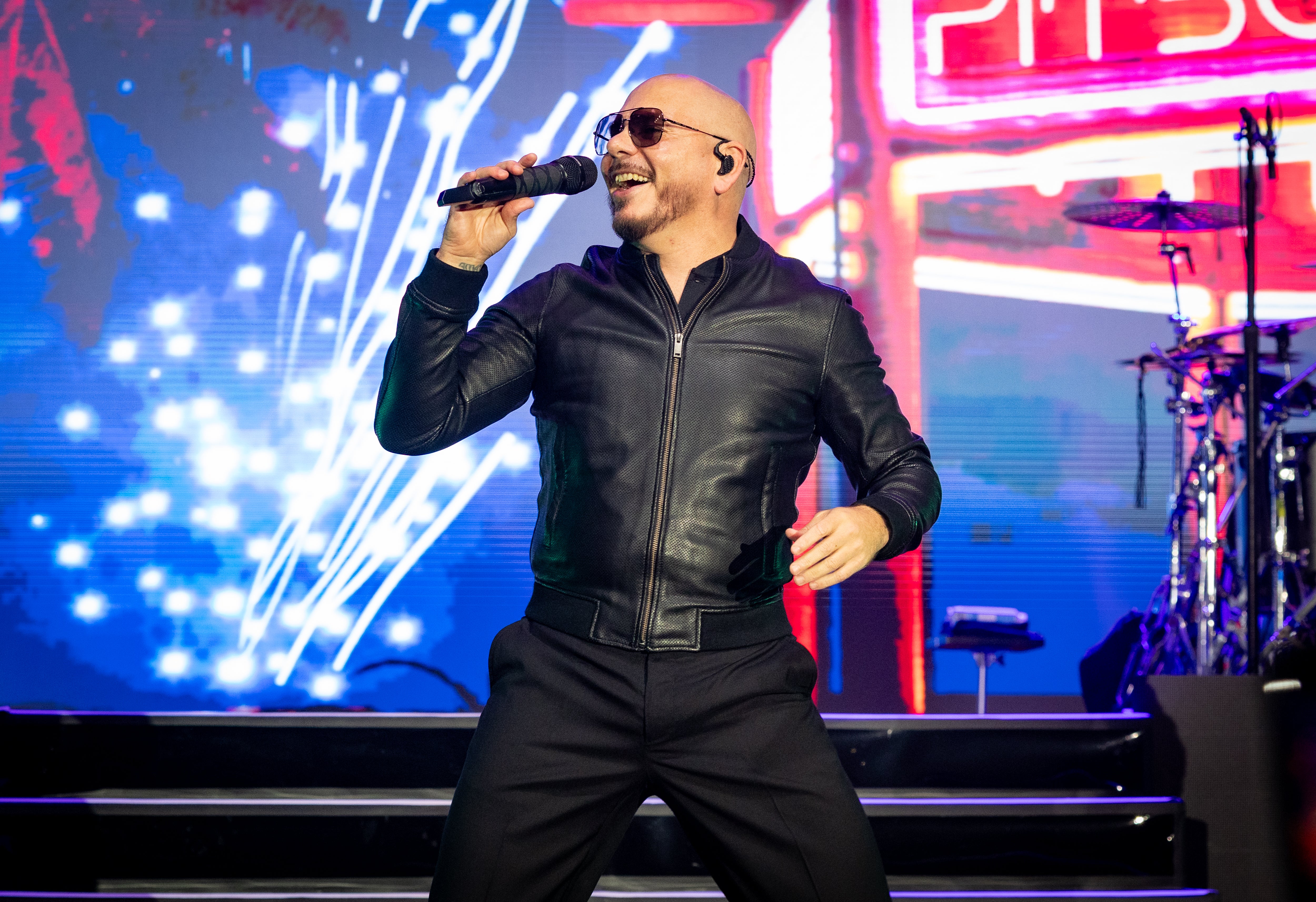 Pitbull en concierto Pitbull en concierto