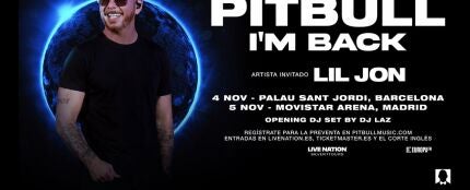 Europa FM, radio oficial de los conciertos de Pitbull en Madrid y Barcelona en 2026