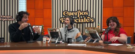 Guillermo Ortega con Nacho Garc&iacute;a y Lalachus en 'Cuerpos especiales'