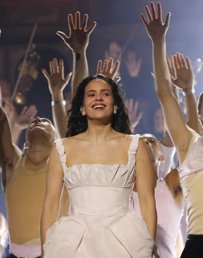 Rosalía, durante su actuación en los BRIT Awards 2026 Rosalía, durante su actuación en los BRIT Awards 2026
