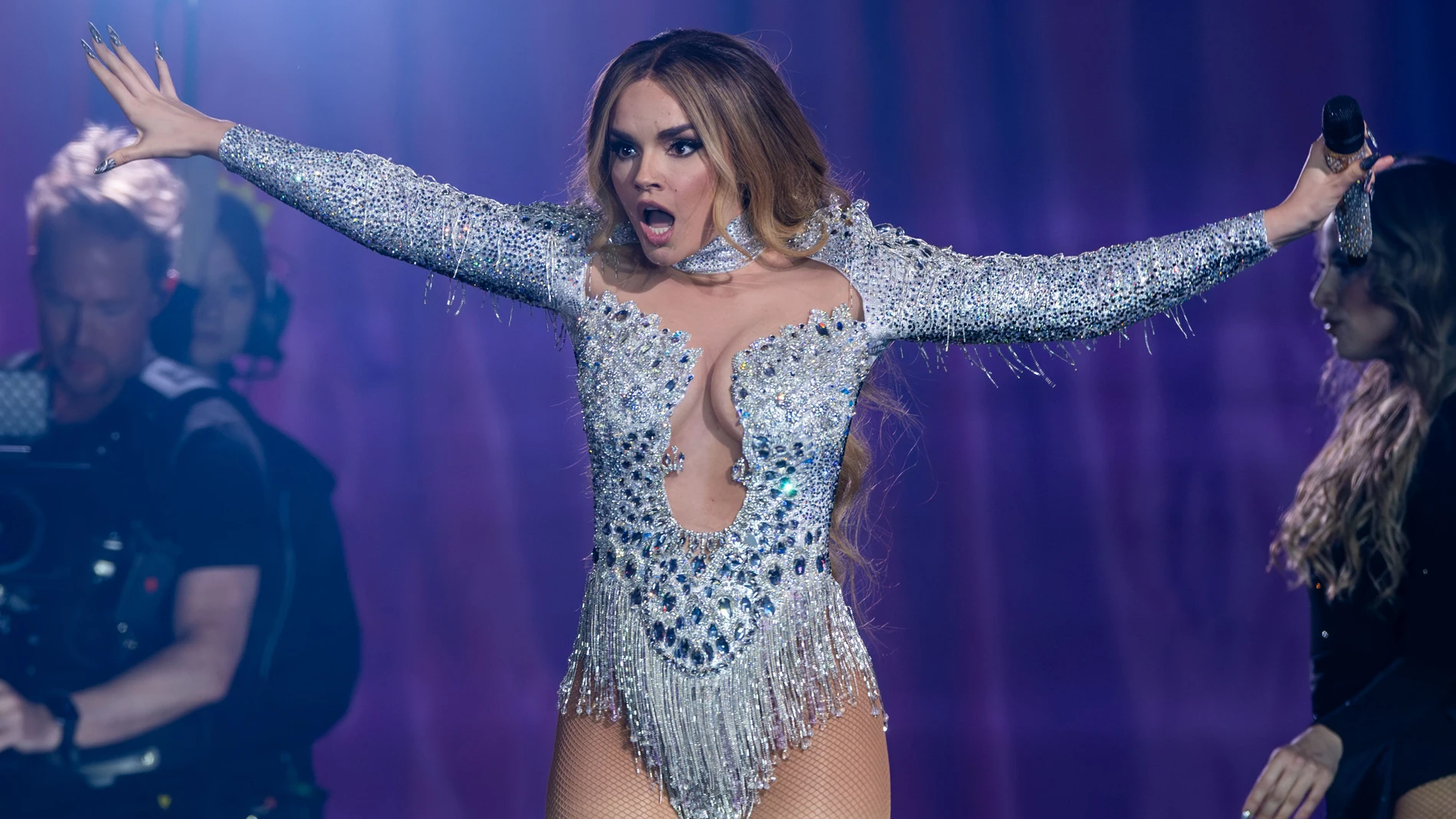 Melody ensayando para la final de Eurovisión 2025 Melody ensayando para la final de Eurovisión 2025