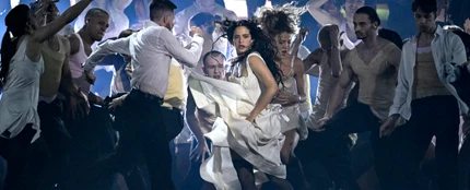 Rosalía y sus bailarines en los BRIT Awards 2026 Rosalía y sus bailarines en los BRIT Awards 2026