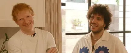 Ed Sheeran y Benny Blanco en 'Friends Keep Secrets' Ed Sheeran y Benny Blanco en 'Friends Keep Secrets'