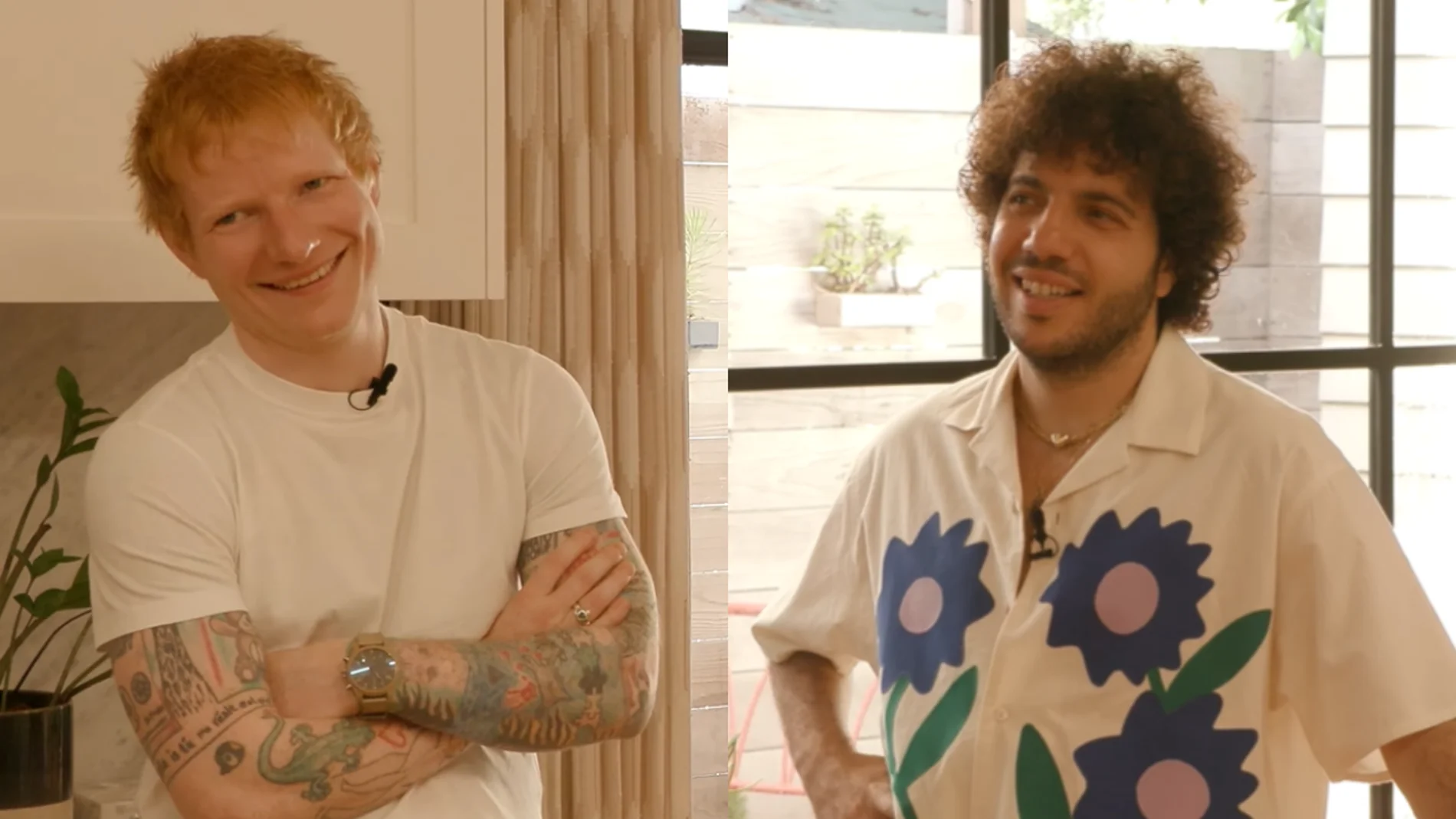 Ed Sheeran y Benny Blanco en 'Friends Keep Secrets' Ed Sheeran y Benny Blanco en 'Friends Keep Secrets'