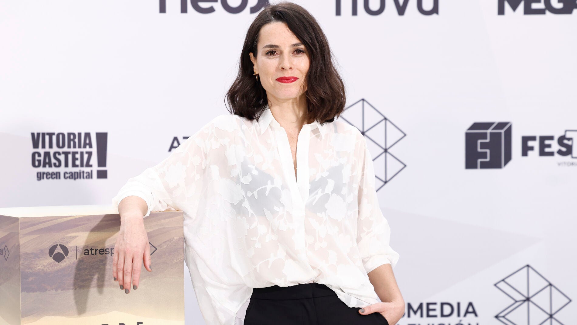 Begoña Maestre en la presentación de 'Entre Tierras'