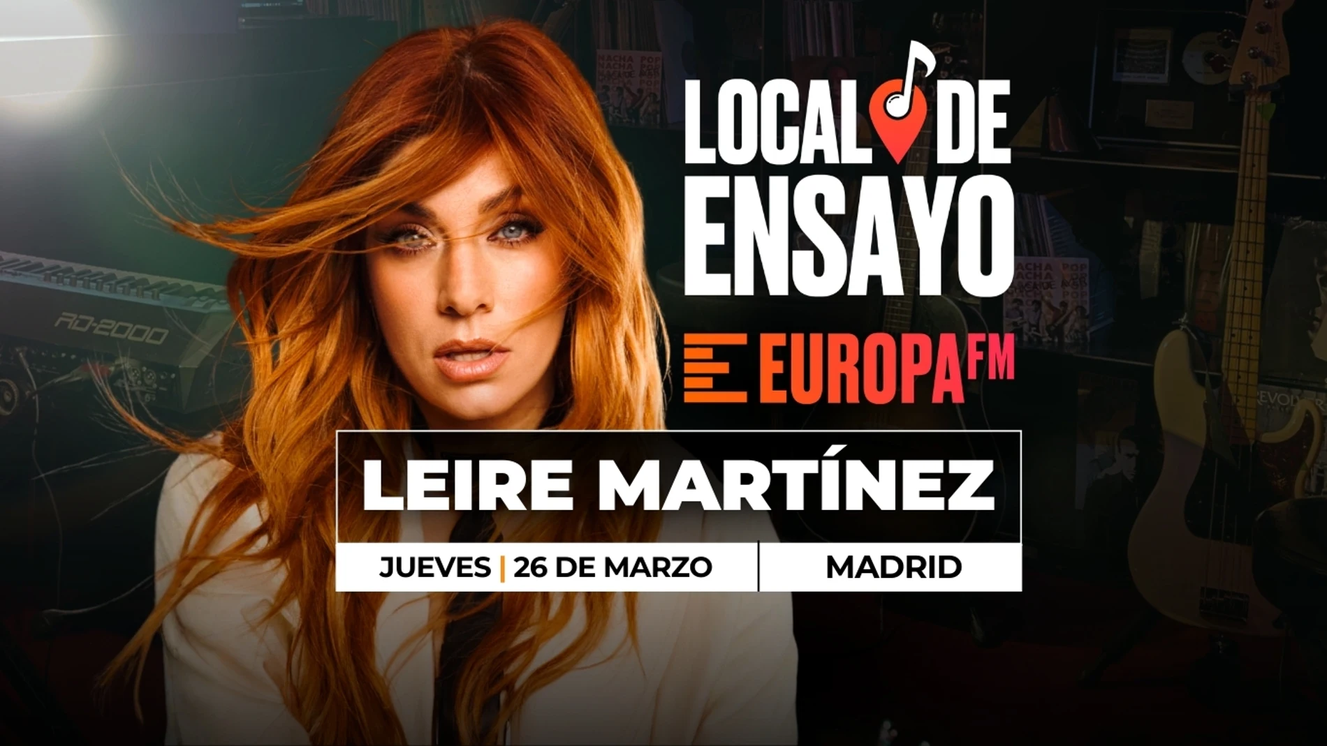Leire Martínez, nueva artista en el Local de Ensayo Europa FM Leire Martínez, nueva artista en el Local de Ensayo Europa FM