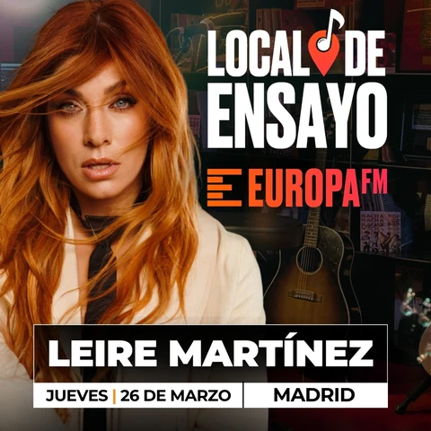 Leire Martínez Local de Ensayo Europa FM Leire Martínez Local de Ensayo Europa FM