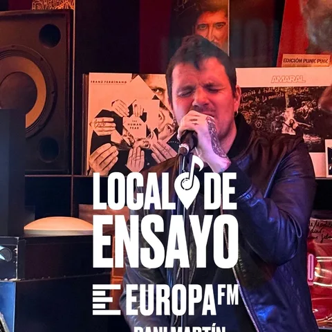 Dani Martín Local de Ensayo Europa FM Dani Martín Local de Ensayo Europa FM
