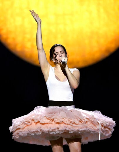 Rosalía en el 'LUX TOUR'