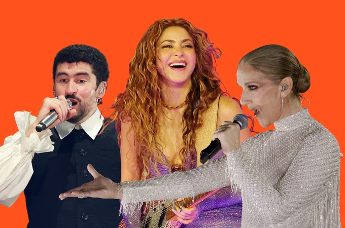 Bad Bunny, Shakira y Céline Dion, un montaje de Europa FM Bad Bunny, Shakira y Céline Dion, un montaje de Europa FM