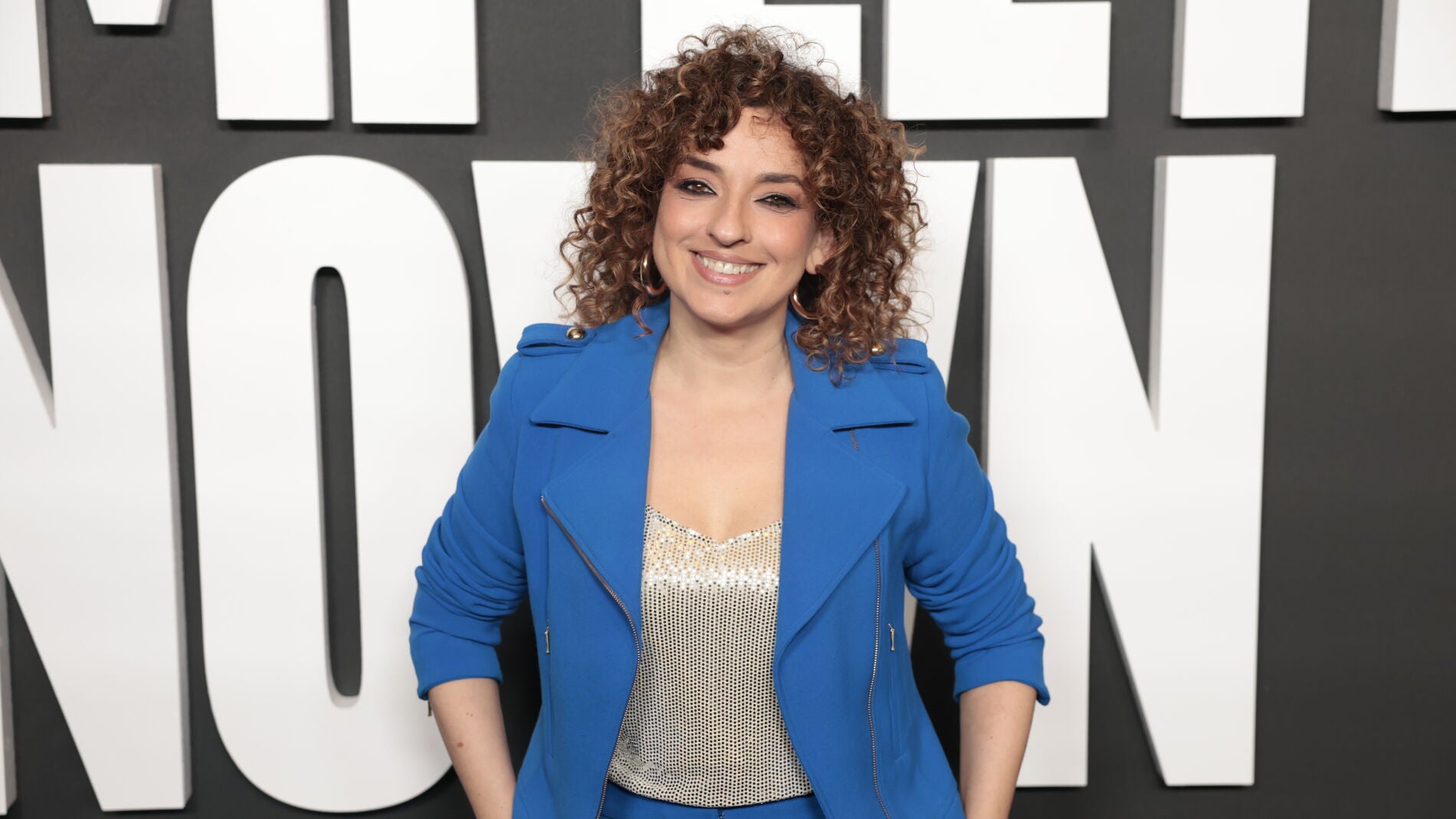 Virginia Riezu en una premier