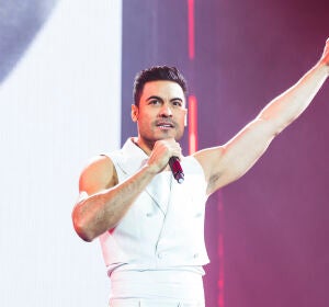 Carlos Rivera en el Movistar Arena de Madrid en 2023 Carlos Rivera en el Movistar Arena de Madrid en 2023