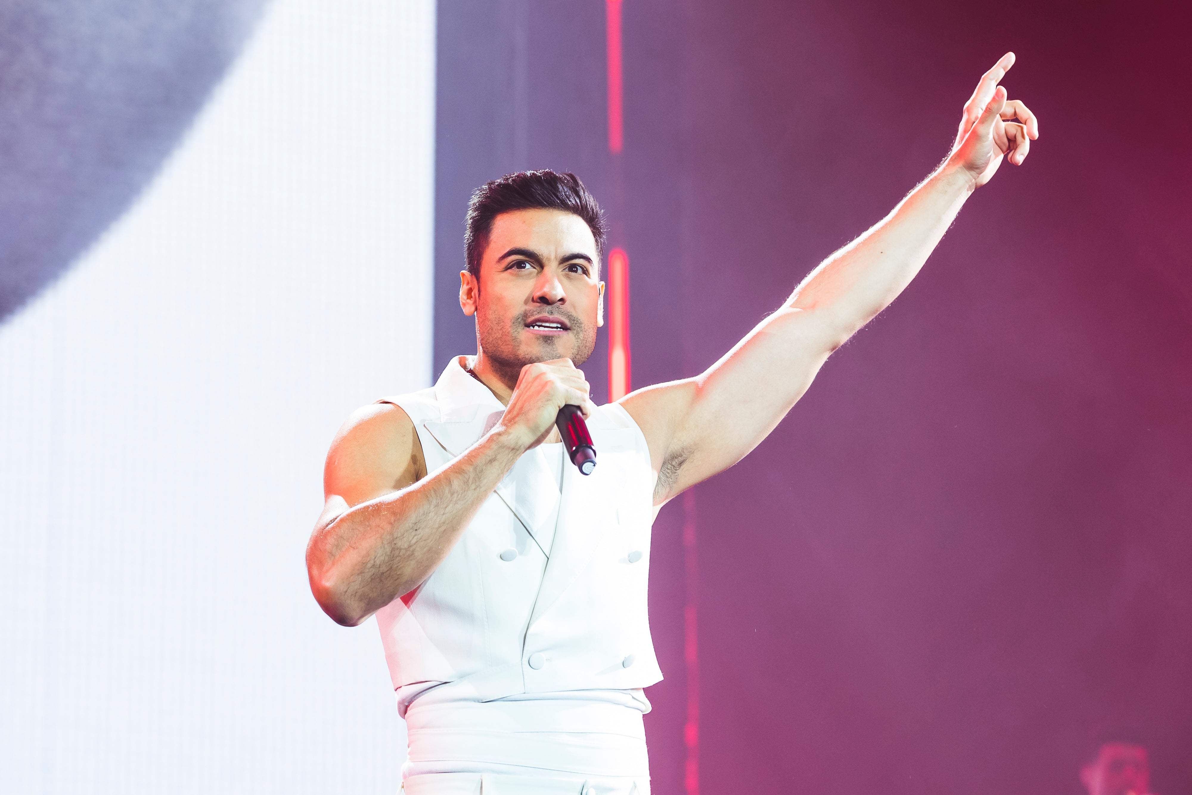 Carlos Rivera en el Movistar Arena de Madrid en 2023 Carlos Rivera en el Movistar Arena de Madrid en 2023