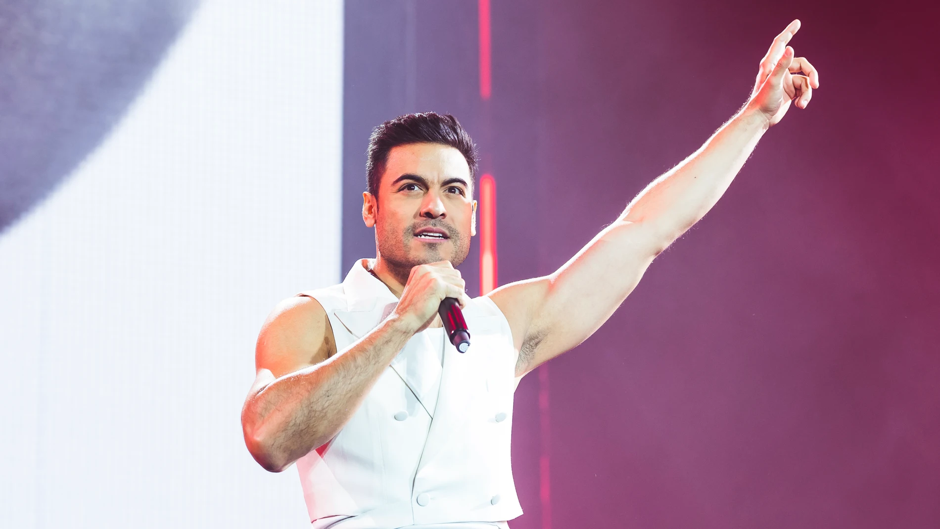 Carlos Rivera en el Movistar Arena de Madrid en 2023 Carlos Rivera en el Movistar Arena de Madrid en 2023