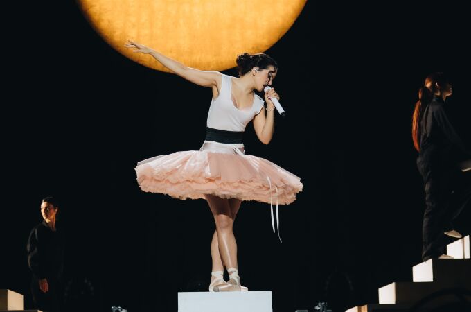 Rosalía en el cuarto concierto del 'LUX TOUR' en Madrid