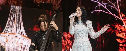 Laura Pausini, en el concierto del 2 de abril en Barcelona. Laura Pausini, en el concierto del 2 de abril en Barcelona.