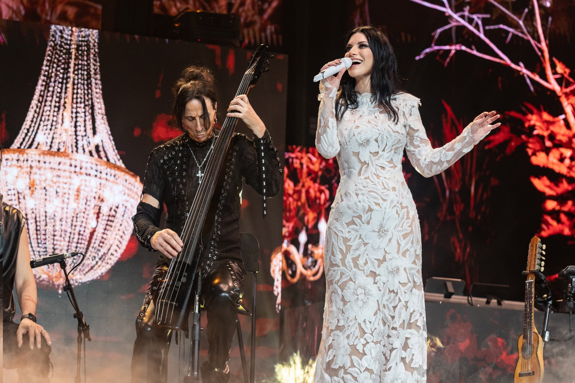 Laura Pausini, en el concierto del 2 de abril en Barcelona. Laura Pausini, en el concierto del 2 de abril en Barcelona.