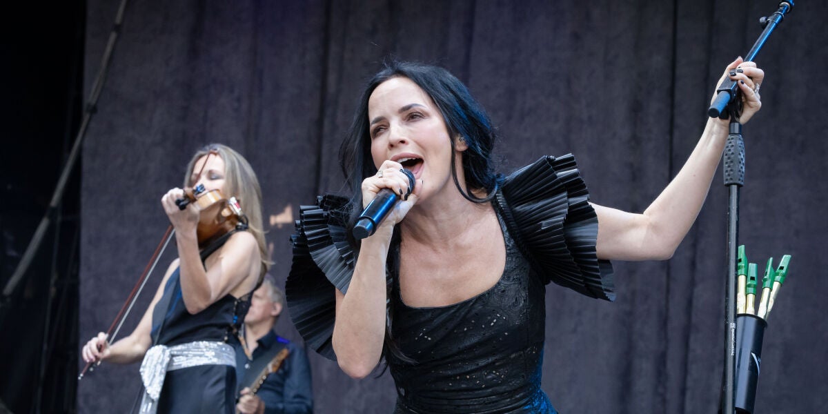 The Corrs actuando en Berl&iacute;n