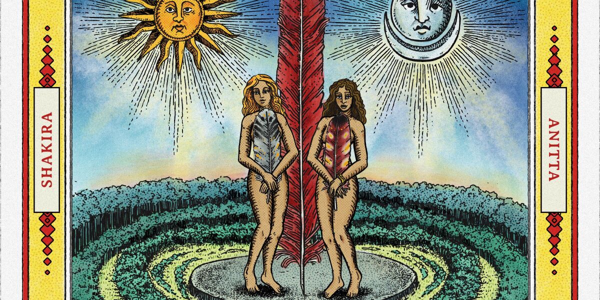 La portada de 'Choka Choka' de Shakira y Anitta