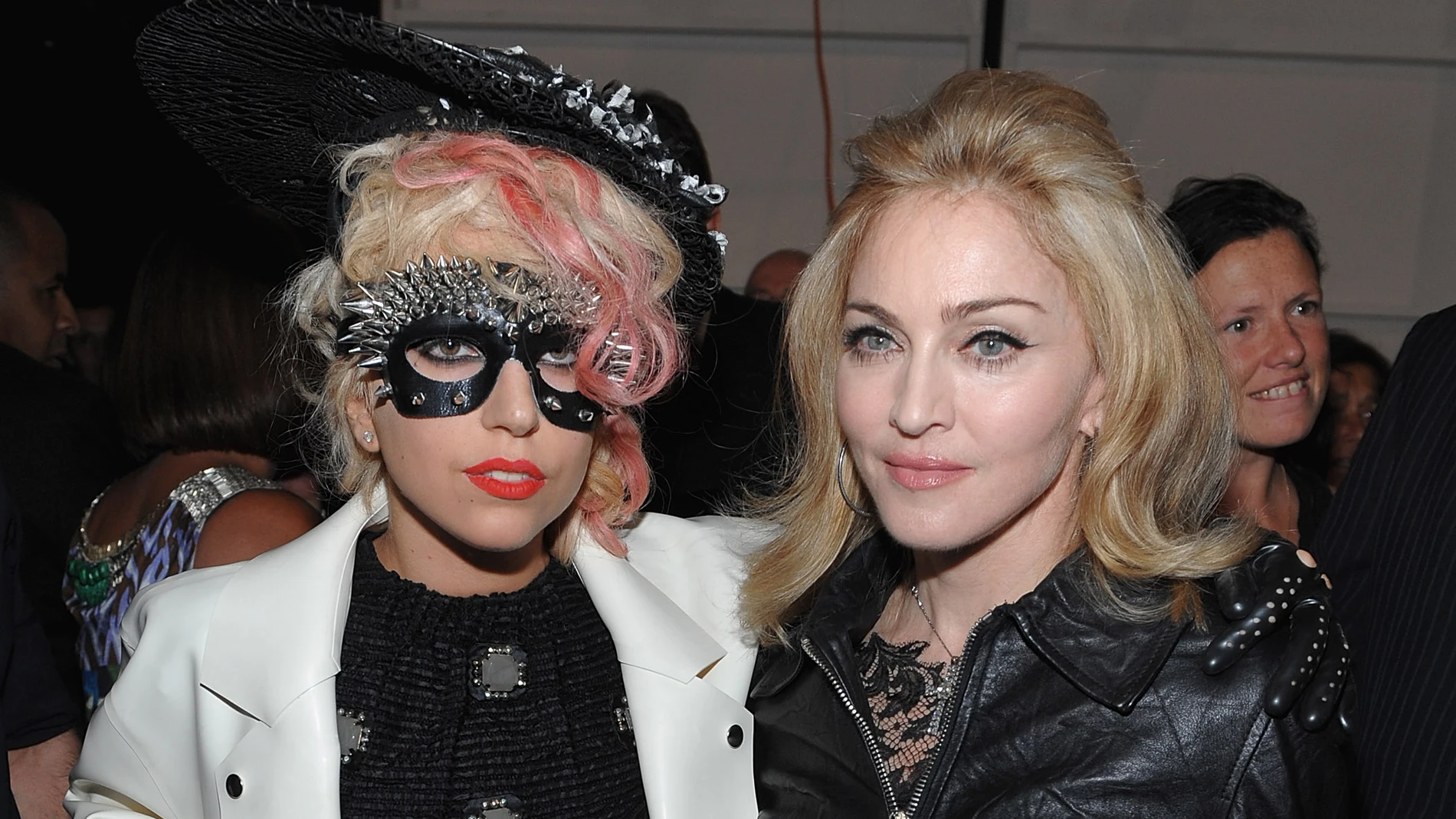 Lady Gaga y Madonna en la Fashion Week de 2010 de Nueva York Lady Gaga y Madonna en la Fashion Week de 2010 de Nueva York