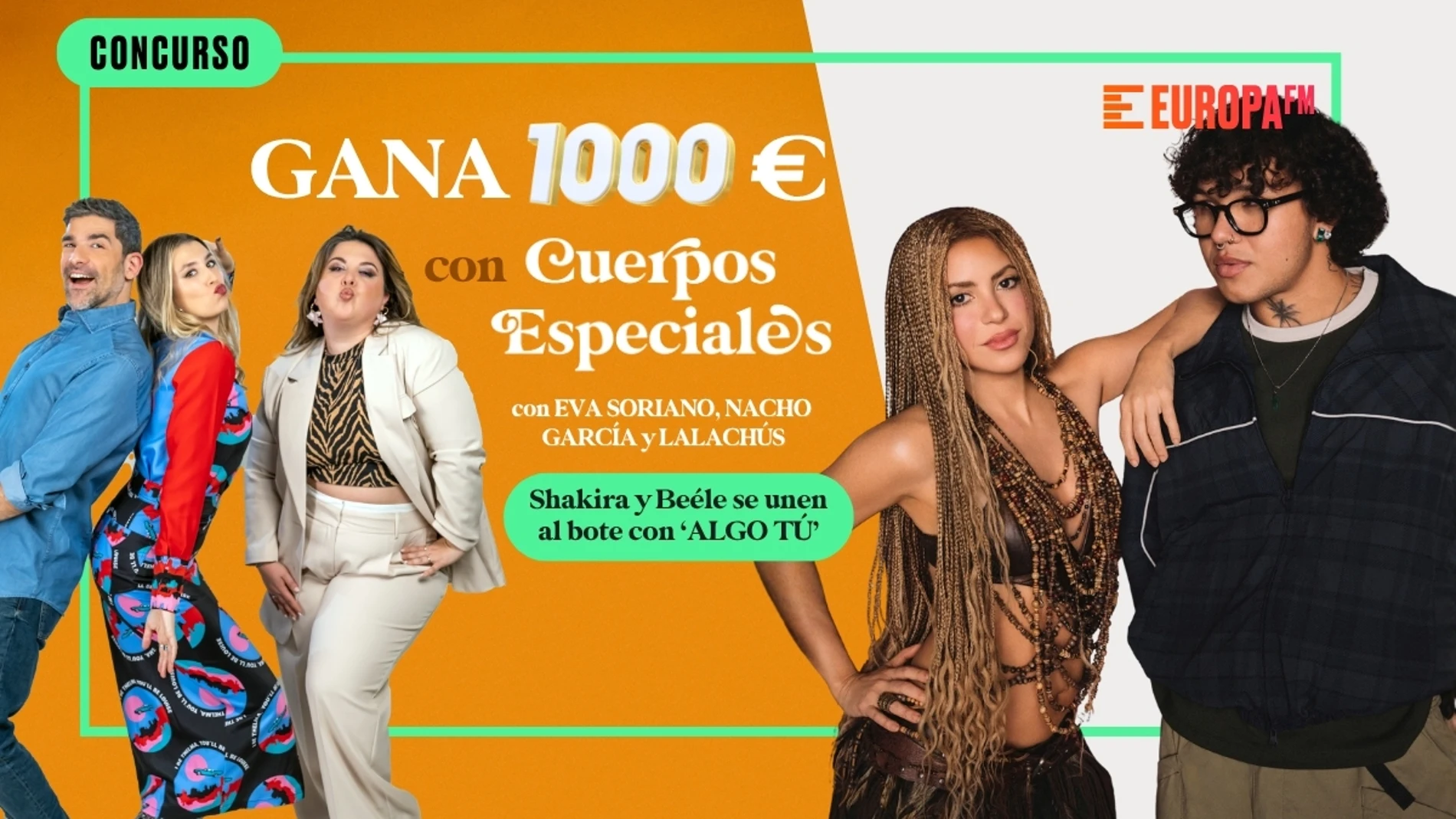 ¡Gana 1.000 euros con 'Cuerpos especiales'! Shakira y Beéle se unen al bote ¡Gana 1.000 euros con 'Cuerpos especiales'! Shakira y Beéle se unen al bote