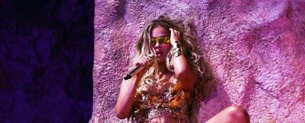 Karol G en su concierto de Coachella 2026