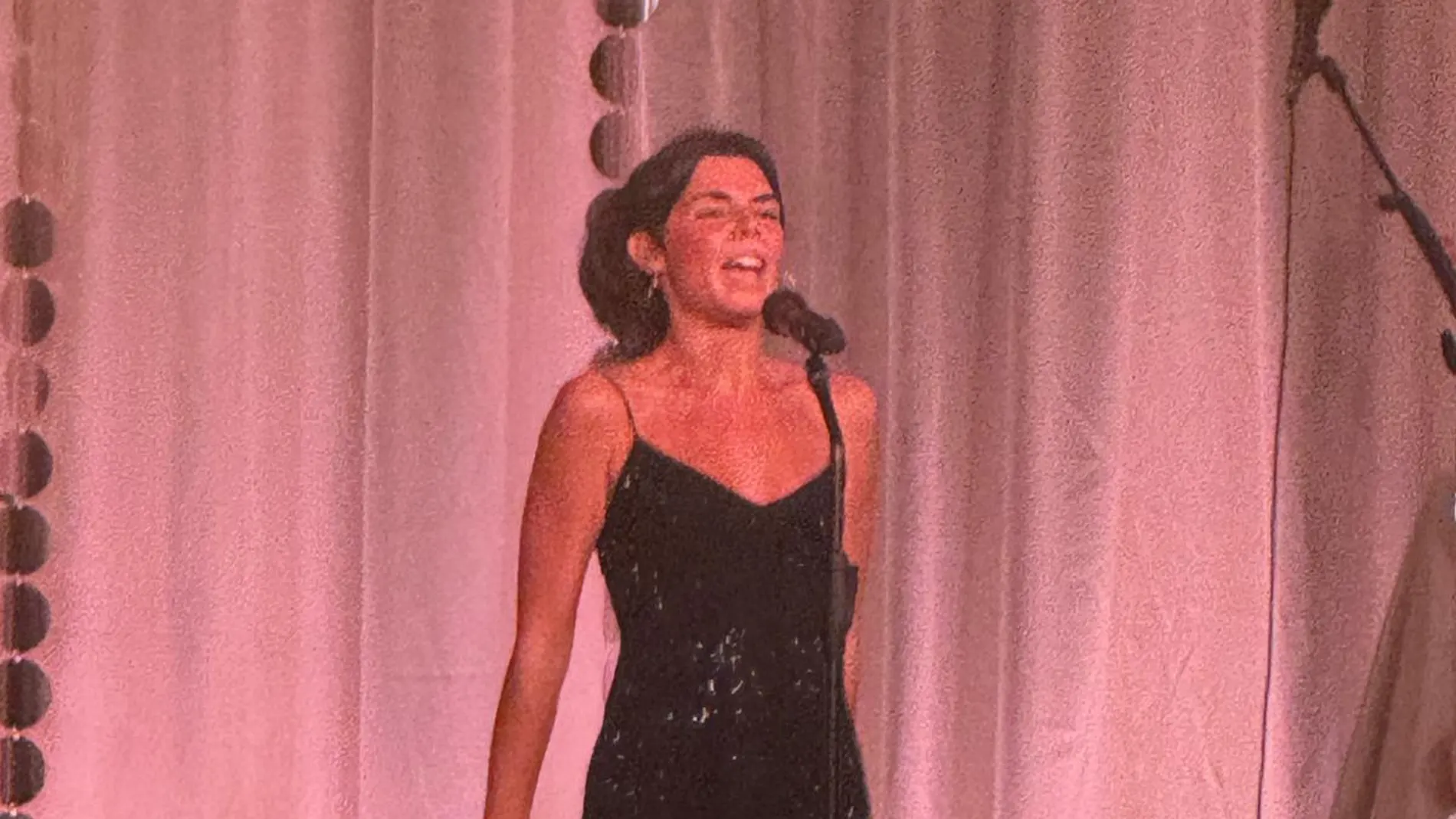 Mafalda Cardenal, en la Sala Riviera de Madrid. Mafalda Cardenal, en la Sala Riviera de Madrid.