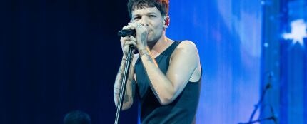 Louis Tomlinson, en el concierto del 13 de abril en Madrid.