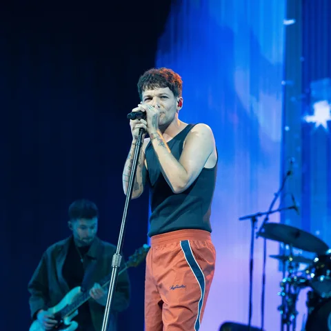 Louis Tomlinson, en el concierto del 13 de abril en Madrid. Louis Tomlinson, en el concierto del 13 de abril en Madrid.