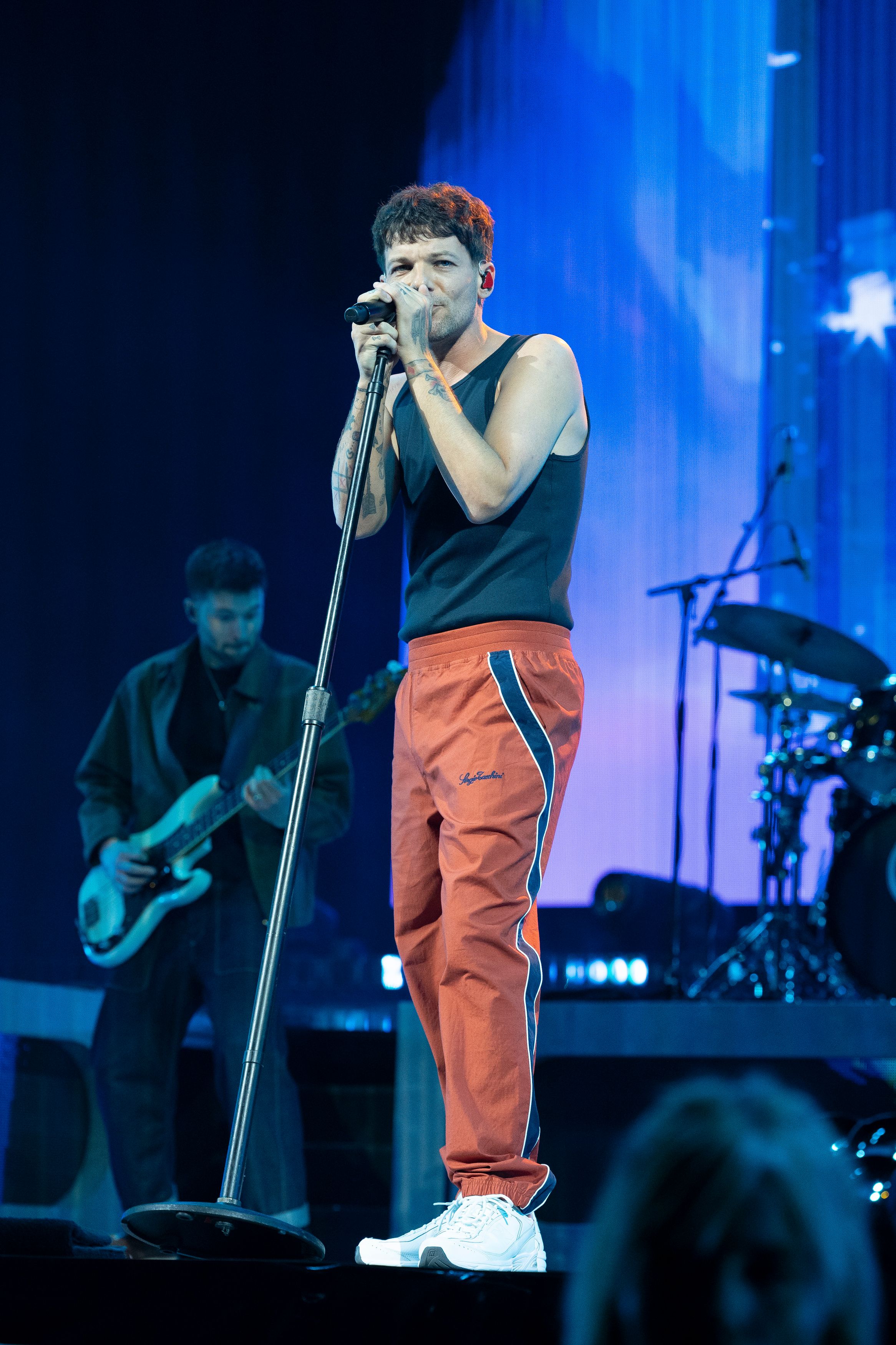 Louis Tomlinson, en el concierto del 13 de abril en Madrid. Louis Tomlinson, en el concierto del 13 de abril en Madrid.