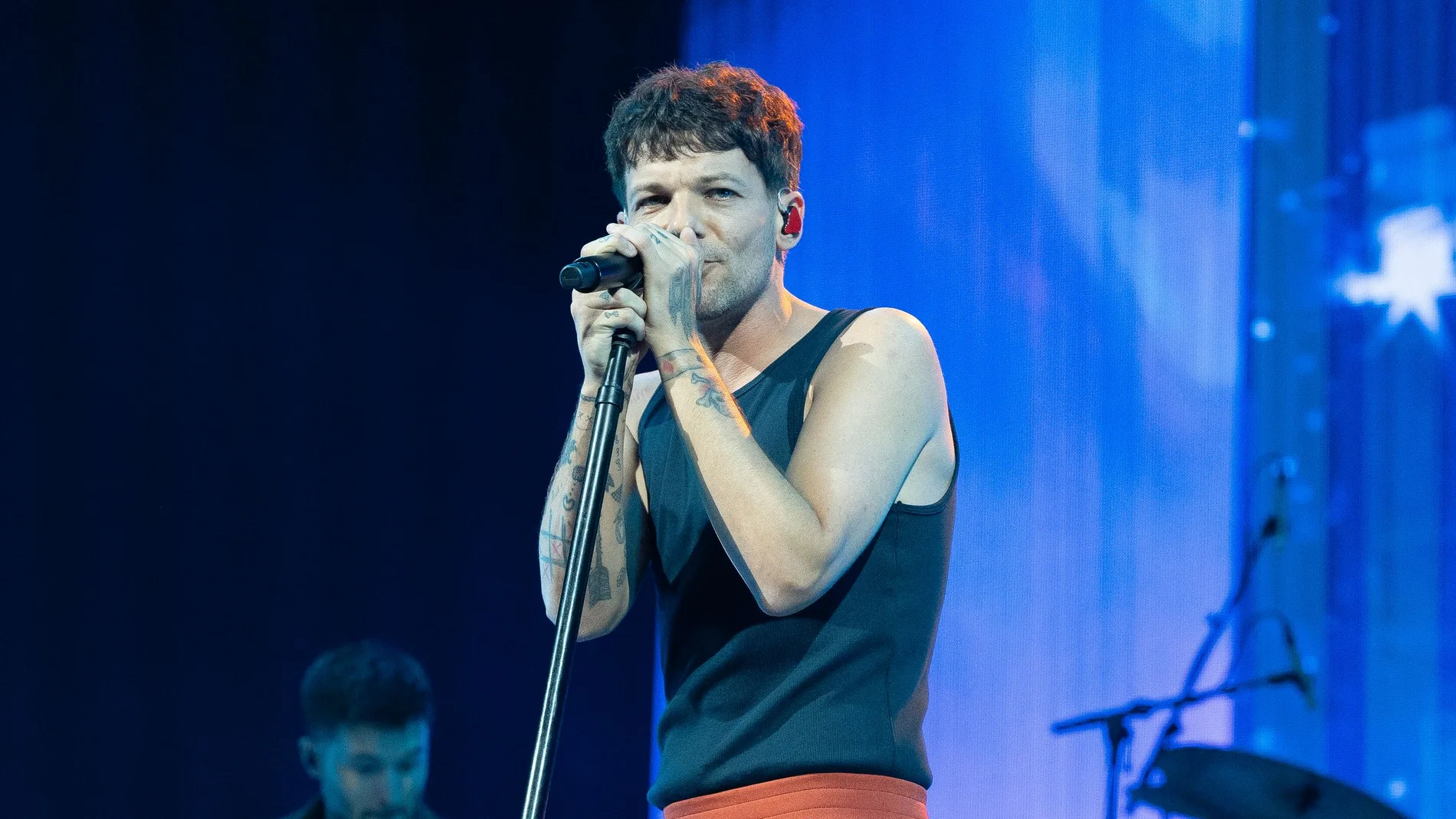 Louis Tomlinson, en el concierto del 13 de abril en Madrid. Louis Tomlinson, en el concierto del 13 de abril en Madrid.
