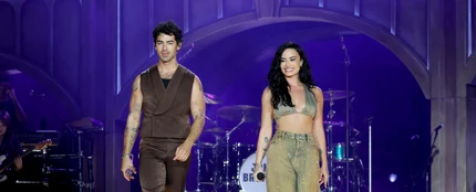 Joe Jonas y Demi Lovato en concierto en 2025 Joe Jonas y Demi Lovato en concierto en 2025