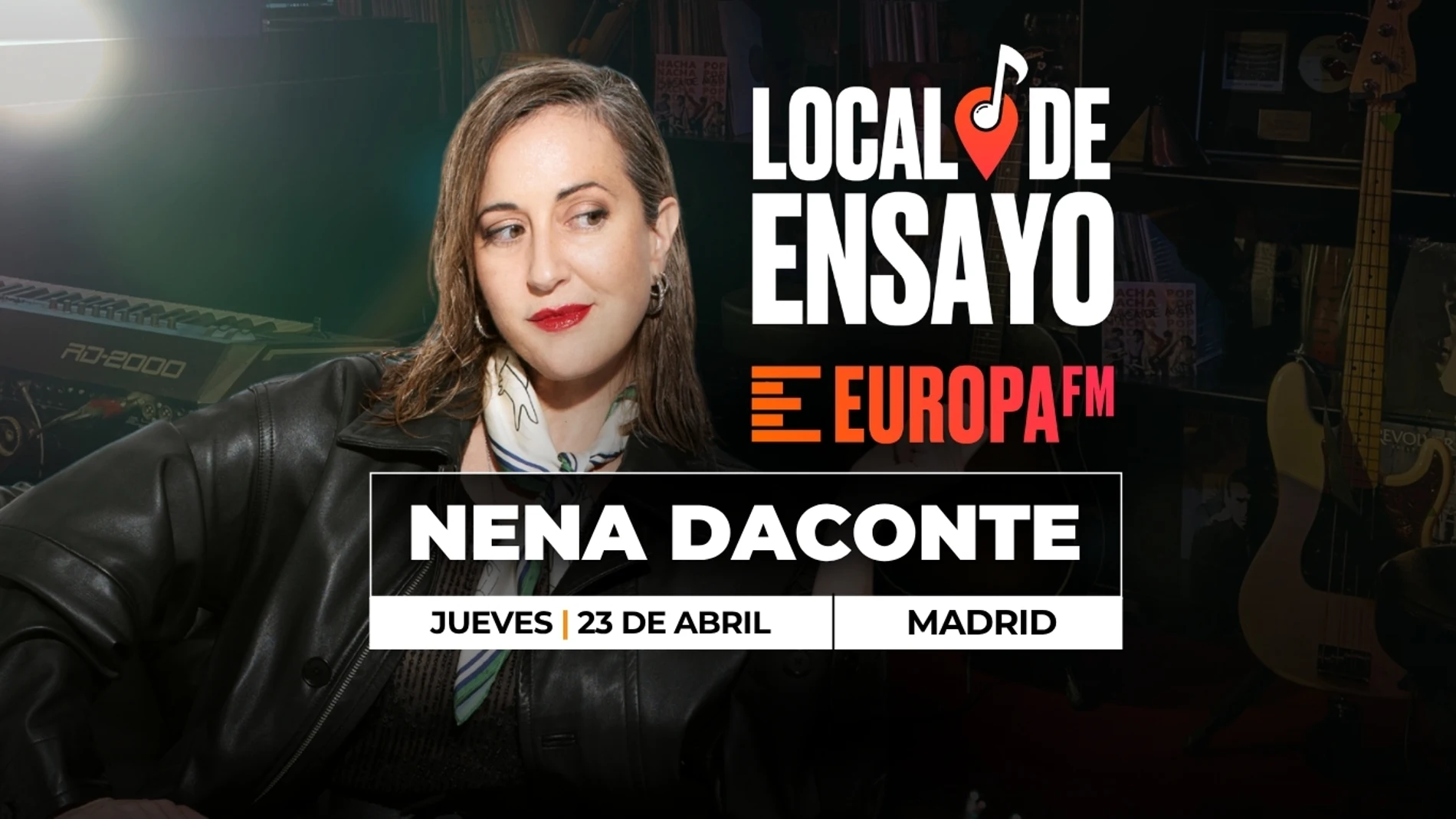 Nena Daconte, nueva artista en Local de Ensayo Europa FM Nena Daconte, nueva artista en Local de Ensayo Europa FM