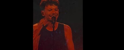 Louis Tomlinson actuando en Madrid