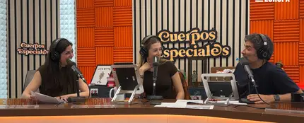 Espido Freire, con Eva Soriano y Nacho García en 'Cuerpos especiales' Espido Freire, con Eva Soriano y Nacho García en 'Cuerpos especiales'