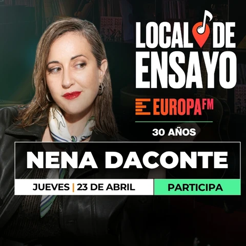 Consigue invitaciones para Nena Daconte en Local de Ensayo Europa FM Consigue invitaciones para Nena Daconte en Local de Ensayo Europa FM