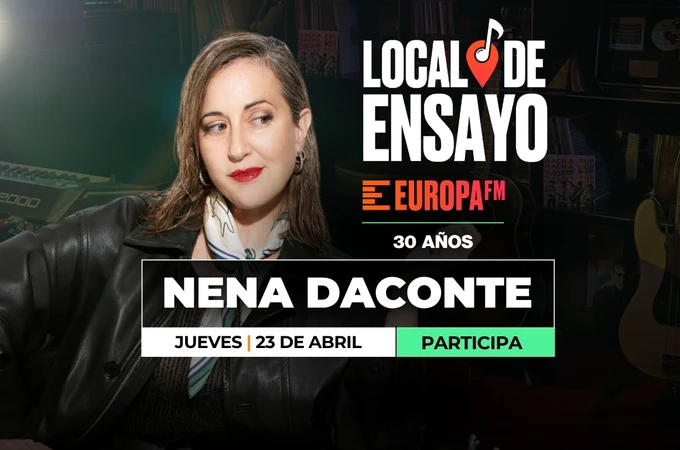 Consigue invitaciones para Nena Daconte en Local de Ensayo Europa FM Consigue invitaciones para Nena Daconte en Local de Ensayo Europa FM