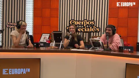 Silma López, con Eva Soriano y Nacho García en Cuerpos especiales Silma López, con Eva Soriano y Nacho García en Cuerpos especiales