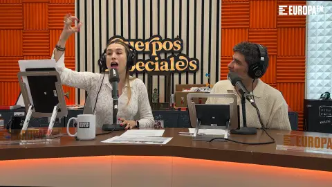 Eva Soriano le grita a una nube en Cuerpos especiales Eva Soriano le grita a una nube en Cuerpos especiales